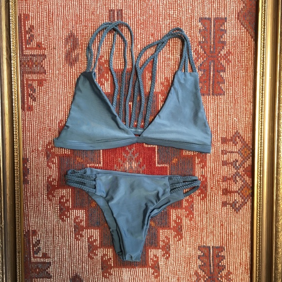 Zaful Other - Zaful Low Cut Strappy Bralette Bikini